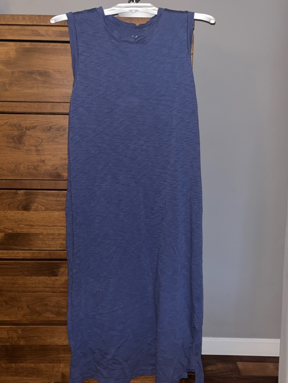 Universal Thread Blue Crewneck Maxi Dress